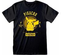 Abbigliamento Pokemon: Collegiate Pikachu (T-Shirt Unisex Tg. S)