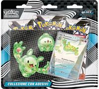 Pokemon ITA Luce Nera Collezione con Adesivi di Reuniclus ITA