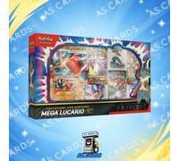 Pokemon - Collezione con statuina Mega Lucario Ex - ITALIANO