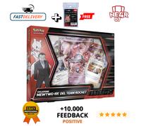 Pokemon collezione Mewtwo Ex Del Team Rocket Rivali Predestinati Box display Ita