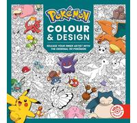 Pokémon Colour and Design: the official Pokémon colouring book for fans of the original game, relaxing and satifying. NEW for 2026!