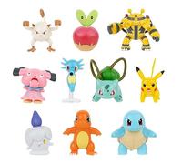Pokémon Confezione da 10 figure da battaglia - Nove figure da battaglia da 5,1 cm e una figura da battaglia da 11,4 cm
