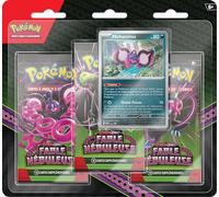 Pokémon: Confezione da 3 buste di espansione di pechaminus scarlatto e viola (3 buste booster e 1 carta promozionale lucido)