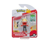 Pokemon Confezione da 3 Statuette da Battaglia con Morpeko e Bulbasaur da 5,1 cm e 7,6 cm Raboot Battle Figure