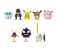 Pokemon Confezione da 8 figure da battaglia - Sei personaggi da 5,1 cm e due 7,6 cm, incluso Pikachu - Esclusiva Amazon