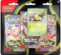 Pokémon: confezione da tre buste dell’espansione Megaevoluzione - Equilibrio Perfetto del GCC Pokémon (una carta promozionale olografica e tre buste di espansione), Edizione in Italiano