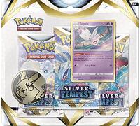 Pokémon Confezione tripla (3 buste e carta promozionale Togetic Foil), Colore Tempesta d'argento, 699-17274