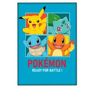 Pokemon Coperta In Pile Coperta Da Coccole Blu 100 X 140 Cm