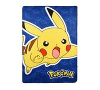Pokemon Coperta, Plaid Design Pikachu, Coperta per Divano Letto, Morbido e Caldo Pile, Regalo per Bambino e Ragazzi, 100 x 150 CM