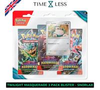 Pokemon Crepuscolo Mascherato TWILIGHT MASQUERADE BLISTER SNORLAX Promo Bustine