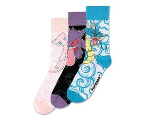 Pokémon Crew Socks Uomo Calzini multicolore EU 43-46 80% cotone, 18% poliammide, 2% elasthane
