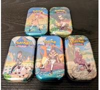Pokemon CROWN ZENITH MINI TIN ARTSET Zenit Regale 5 Minitin 10 Bustine Charizard