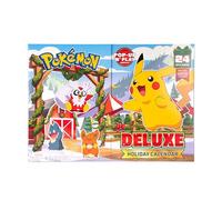 Pokémon Deluxe X-mas Advent Calendario 2025 PKW4117 - Multicolore - Include 24 figure da combattimento a tema natalizio + 4 accessori - Gioco ufficiale Pokemon per bambini 4+
