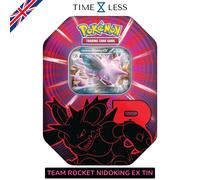 Pokemon DESTINED RIVALS TEAM ROCKET TIN NIDOKING EX Rivali Predestinati Sealed