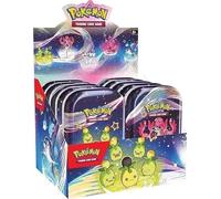 Pokemon Destino Paldea Mini Tin Display Box 10x Minitin ITALIANO Sigillato
