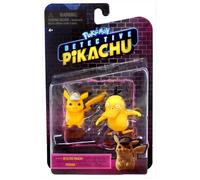 POKEMON Detective Pikachu Battle Figure - PIKACHU e PSYDUCK - Set 2 Figure 5cm -