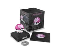 Pokémon Trainer Mini Poké Ball - Realistica, elettronica, in pressofusione Poké Ball con supporto per esposizione Caratteristiche della luce - Licenza ufficiale The Wand Company