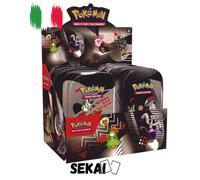POKEMON DISPLAY MINI TIN FUOCO BIANCO LUCE NERA ITA 8 MINITIN BIANCO E NERO