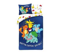 Pokémon Duvet Set Ver. 10 140 X 200 Cm / 70 X 90 Cm Halantex