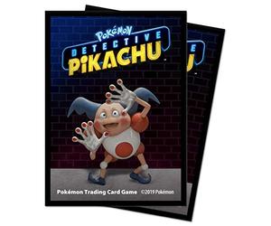 Pokémon E-15202 Ultra Pro-Detective Pikachu-Mr Mime Deck Protector Sleeve (65 pezzi)