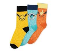 POKEMON - Eevee Evolution - Pack of 3 pairs of soc NUOVO
