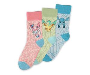 Pokémon Eevee Evolution Donna Calzini multicolore EU 39-42
