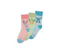 POKEMON - Eevee Evolution II - Pack of 3 pairs of NUOVO