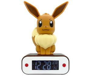Pokemon Eevee Figure Lampada Sveglia Desktop Light Lamp w/ Alarm Clock TEKNOFUN