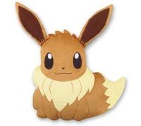 Pokemon EEVEE Peluche Cuscino 35x35cm ORIGINALE BANPRESTO Giappone Evoli Volpe