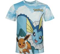 Pokémon Eeveelutions Uomo T-Shirt Multicolore XXL 100% Cotone Regular