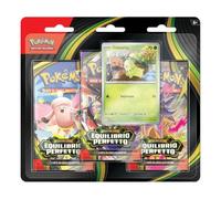 Pokémon: confezione da tre buste dell’espansione Megaevoluzione - Equilibrio Perfetto del GCC Pokémon (una carta promozionale olografica e tre buste di espansione), Edizione in Italiano