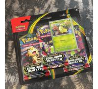 Pokémon: confezione da tre buste dell’espansione Megaevoluzione - Equilibrio Perfetto del GCC Pokémon (una carta promozionale olografica e tre buste di espansione), Edizione in Italiano