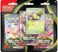 Pokemon EQUILIBRIO PERFETTO Carte ITALIANO Pack 3 Buste CHICORITA MEGAEVOLUZIONE