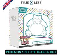 Pokemon ETB 151 ELITE TRAINER BOX Scarlet & Violet 151 Sealed Snorlax Promo Eng