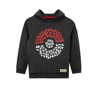 Pokémon Felpa Bambino | Maglione con Cappuccio Pikachu per Bambini con Design di Pokeball