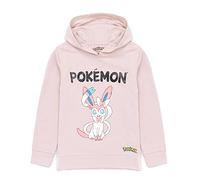 Pokémon Felpa con Cappuccio Girls Kids Game Gifts Sylveon Lilac Pullover Jumper 7-8 Anni