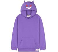Pokemon Felpe con Cappuccio per Bambini Ragazzi Adolescenti Pikachu Felpa Comoda con Tasca a Canguro Regalo Bambino (4-5 Anni, Viola Gengar)