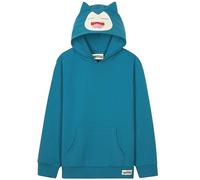 Pokémon Felpe con Cappuccio per Bambini Ragazzi Adolescenti Pikachu Felpa Comoda con Tasca a Canguro Regalo Bambino (9-10 Anni, Blu Snorlax)