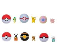 Pokemon Figura Clip'N'Go Serie 7 con Pokeball 1x Personaggio e 1x Pokeball nel Set Inviato a Caso - Nessuna Selezione Possibile