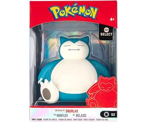 Pokemon Figura Statuetta da Collezione Snorlax in Vinile - Ronflex Relaxo Select Vinyl Serie 2 - Altezza 10cm