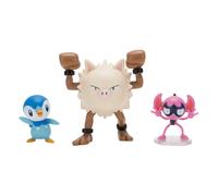 Pokémon First Partner Battle Figure Set Figure 3-Pack Impidimp, Piplup & Primape