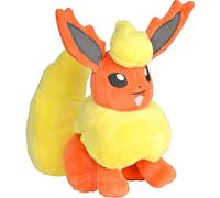Pokemon- Flamara 1 Peluche, Colore Arancione/Giallo, ca 20 cm, 36775
