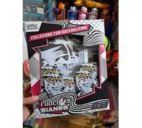 Pokemon Collezione con Raccoglitore Fuoco Bianco