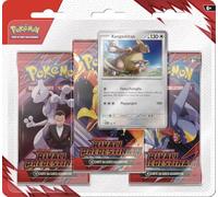 Pokémon GCC: confezione da tre buste dell’espansione Scarlatto e Violetto - Rivali Predestinati (tre buste di espansione e una carta promozionale olografica di Kangaskhan)