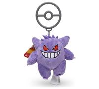 Pokemon Gengar Peluche Clip On Con Borsa A Forma Di Poke Ball 3.5"
