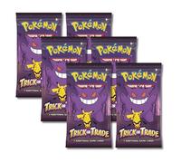Pokemon Gengar & Pikachu 2023 Trucco o Commercio | 6 mini buste booster