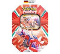 Pokémon - Gioco di carte collezionabili: leggende di Tin-Box Paldea - Koraidon (1 carta olografica e 4 boosterpack)