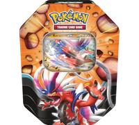 Pokémon - Gioco di carte collezionabili: Tin-Box leggende potenti: Koraidon-ex (1 carta promozionale olografica e 4 boosterpack)