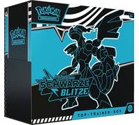 Pokémon - Gioco di carte collezionabili: Top Trainer Box Karmesin & Viola - Flash nero: Zekrom (1 carta promozionale a schermo intero con Voltolos, 9 buste di espansione e accessori premium)