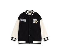 Pokémon Giubbotto bomber da ragazzo Pikachu in nero | Giacca college unisex per bambini con grafica | Capispalla casual a maniche lunghe | 0025 Indice Abbigliamento dei personaggi - 5-6 anni